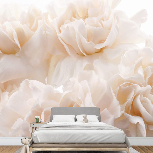 IDEA4WALL Peel & Stick Floral Wallpaper & Reviews Wayfair